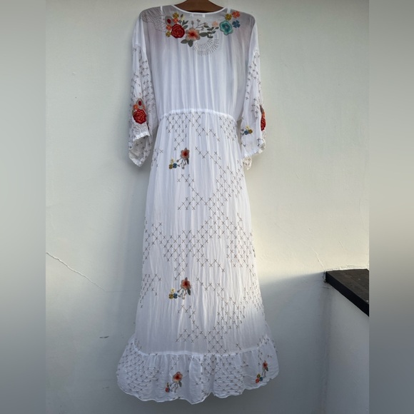 Johnny Was Fiero Embroidered Dress Size Small - Picture 8 of 17
